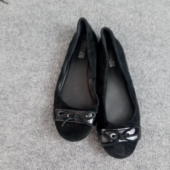 Kenneth Cole Reaction Flats Womens Size 9M Leather Ballet Shoes Truth Time - Picture 1 of 8
